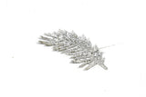 Feather Rhinestone Brooch