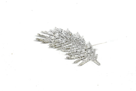 Feather Rhinestone Brooch
