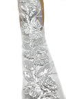 Metallic Rose Organza Trim 1 Inch