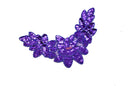 Beaded Applique Sequins Bugle 8x5 Iron-On