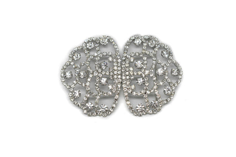 Rhinestone Connector Closure