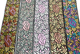 Jacquard Ribbon Floral 2.25" Multi-Color