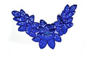 Beaded Applique Sequins Bugle 8x5 Iron-On