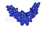Beaded Applique Sequins Bugle 8x5 Iron-On