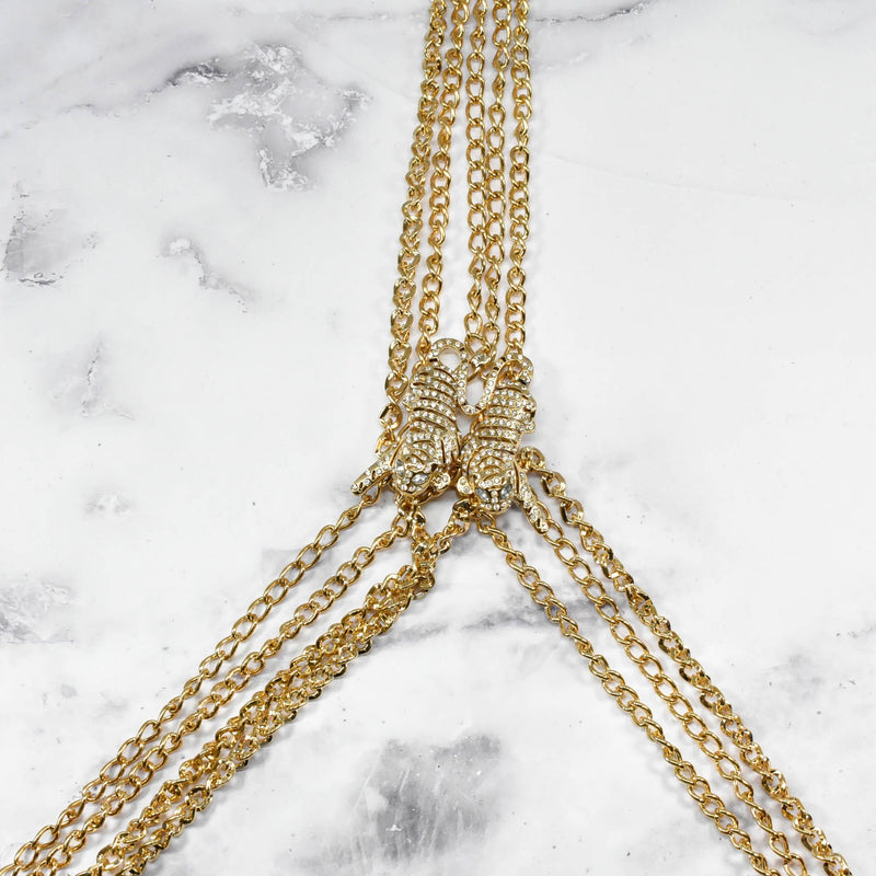 Rhinestone Chain Applique