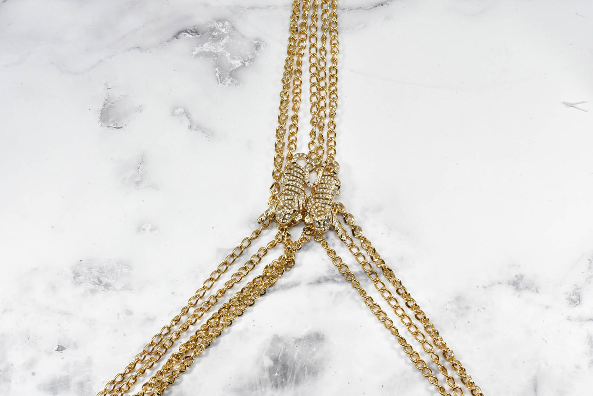 Rhinestone Chain Applique