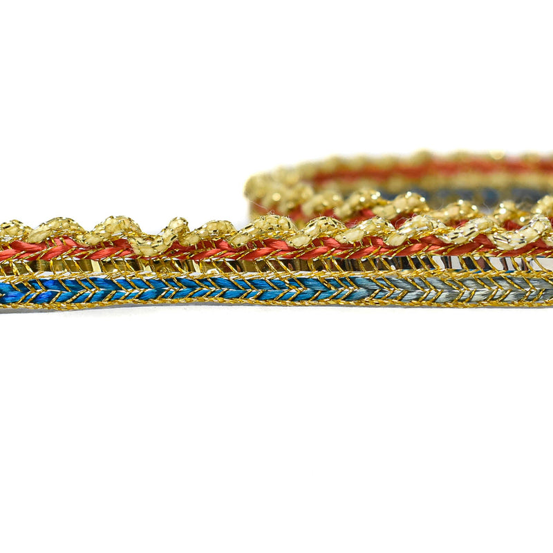 Metallic Gimp Trim Multi-Color 1/4"