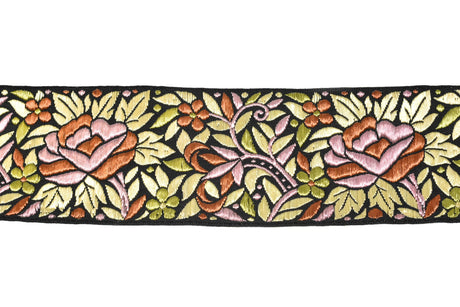 Jacquard Ribbon Floral 2.25" Multi-Color