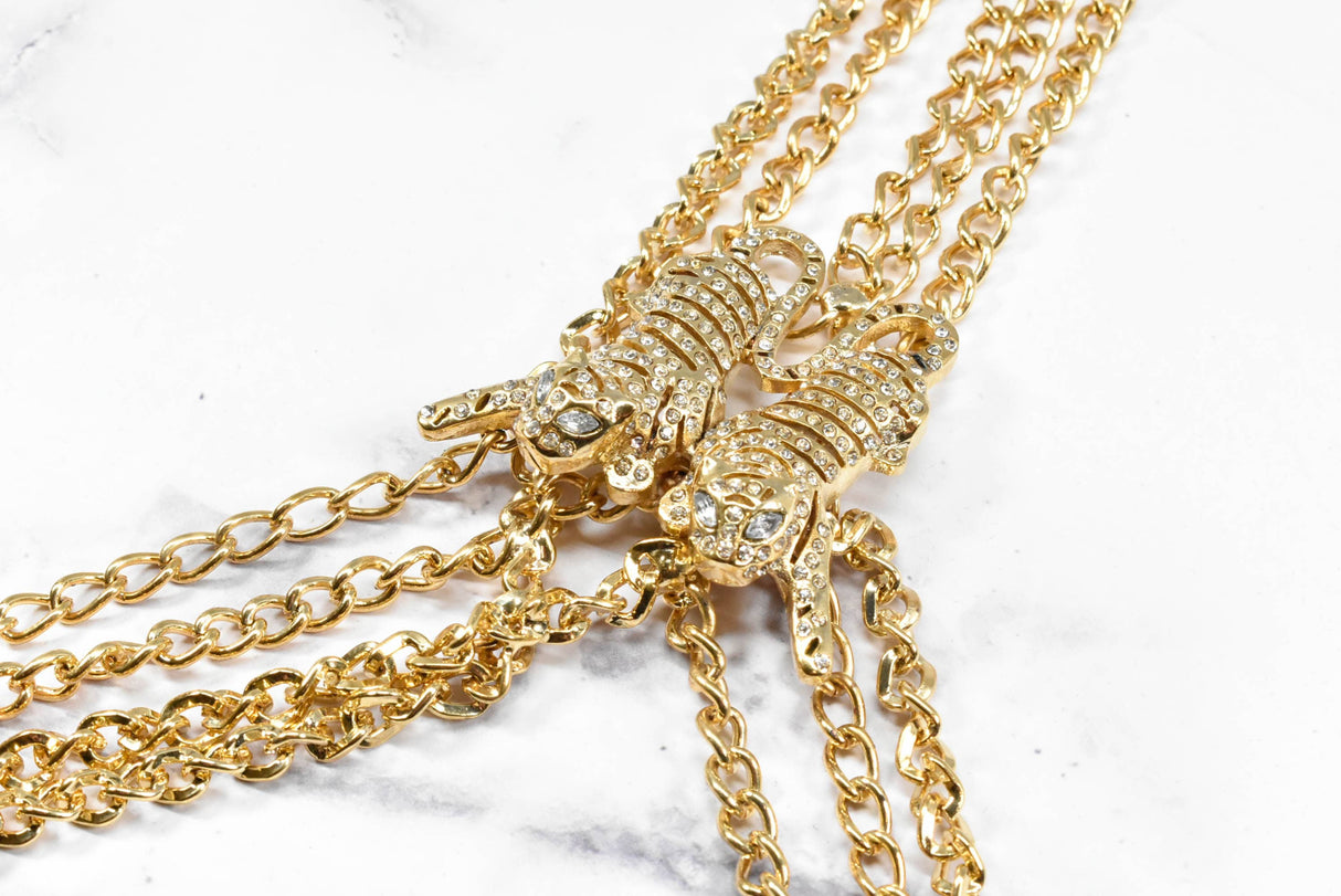 Rhinestone Chain Applique