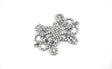 Rhinestone Connector Crown Shaped 3 x 2.5
