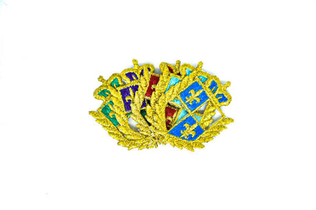 Iron-On Royalty Shield Patch