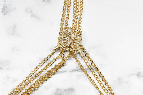 Rhinestone Chain Applique
