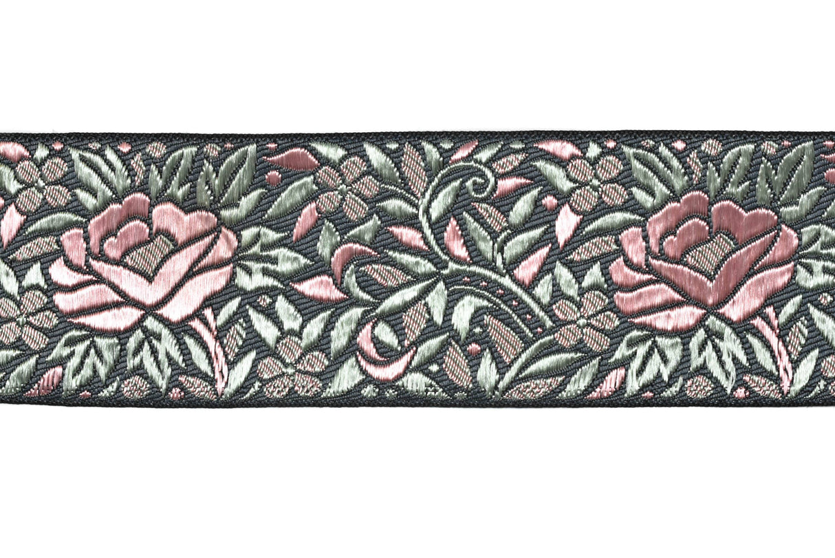 Jacquard Ribbon Floral 2.25" Multi-Color