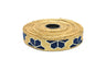 Jacquard Ribbon Metallic Leaf 1"