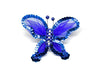 Rhinestone Butterfly Brooch with Beads