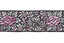 Jacquard Ribbon Floral 2.25" Multi-Color
