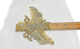 Embroidered Floral Organza Applique