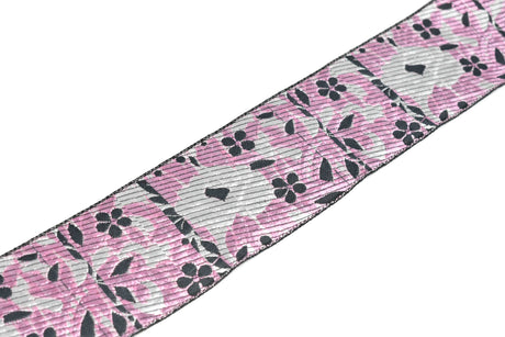 Jacquard Ribbon Floral 2.25" Multi-Color