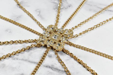 Rhinestone Chain Applique