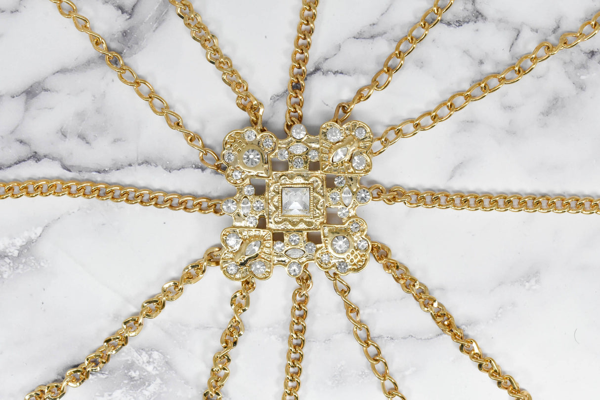 Rhinestone Chain Applique
