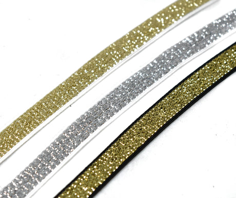 Metallic Elastic Trim 0.38"