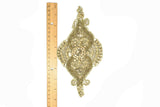 Rhinestone Applique Gold Silver 8.5 x 4.5
