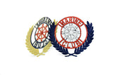 Embroidered Iron-On Marine Club Patch