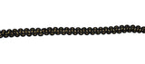 Gimp Trim Black Metallic Gold 1/2"