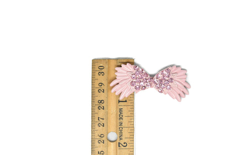 Rhinestone Bow Connector Closure