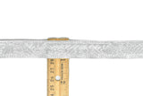 Jacquard Ribbon Metallic Silver 0.90"