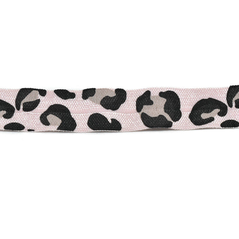 Fold-Over Elastic Cheetah Print 0.63"