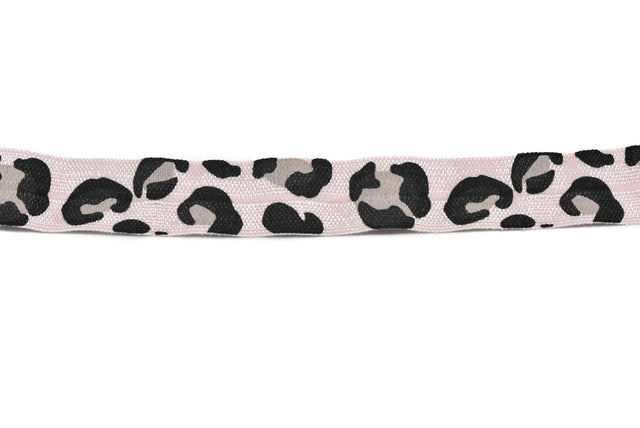 Fold-Over Elastic Cheetah Print 0.63"