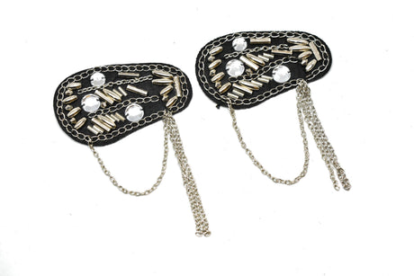 Rhinestone Beaded Epaulet Shoulder Piece