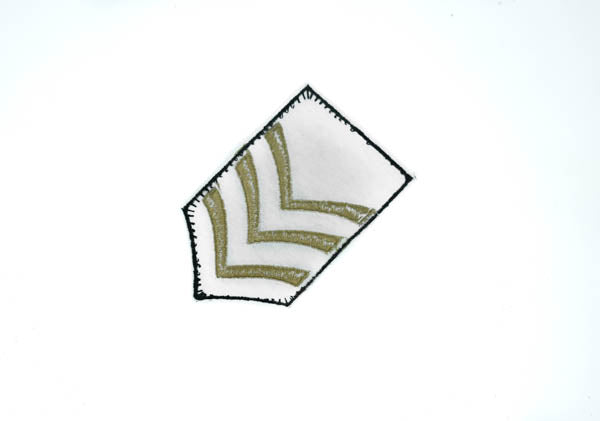 Embroidered Army Patch Iron-On Sergeant 2 x 3