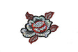 Iron-On Sequins Rose Applique 5 x 4.25