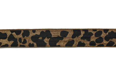 Fold-Over Elastic Cheetah Print 0.63"