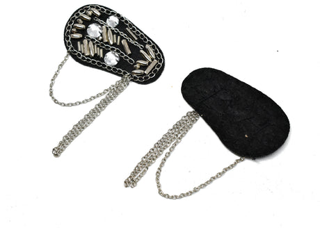Rhinestone Beaded Epaulet Shoulder Piece