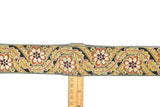 Jacquard Ribbon Floral 1.90"