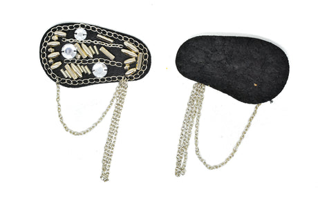 Rhinestone Beaded Epaulet Shoulder Piece
