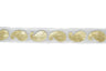 Metallic Gold Paisley Chiffon Ribbon 1in