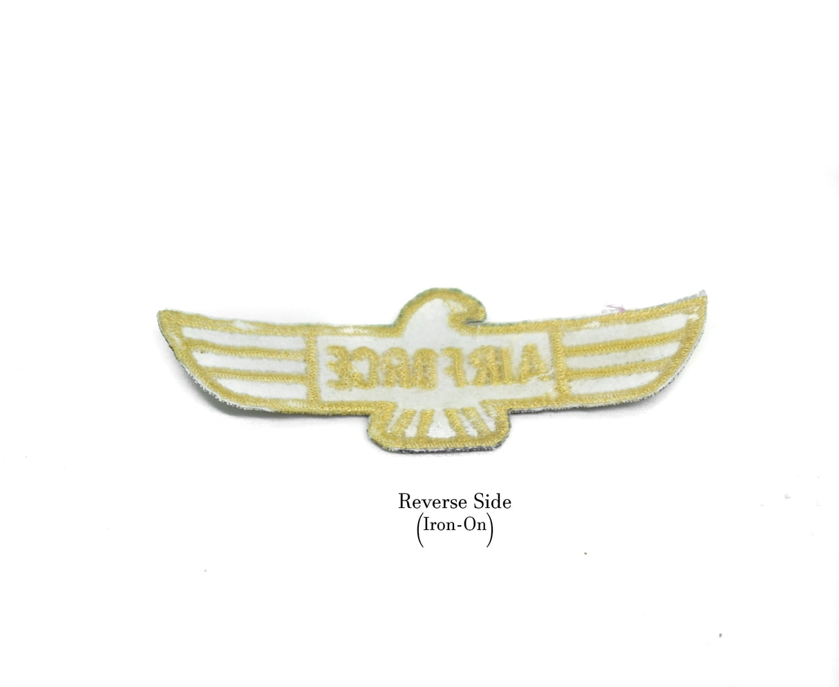 Embroidered Iron-On Patch US Air Force 2.75 x .75