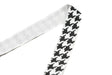 Fold-Over Elastic Houndstooth Print 0.63"