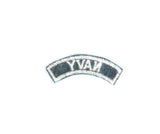 Embroidered Iron-On Patch Navy 2.80 x 0.75