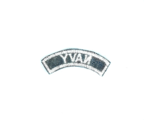 Embroidered Iron-On Patch Navy 2.80 x 0.75