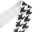 Fold-Over Elastic Houndstooth Print 0.63"