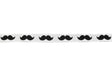 Fold-Over Elastic Mustache Print 0.63"