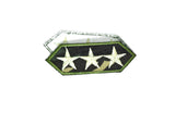 Embroidered Camouflage Lieutenant General Iron-On Patch