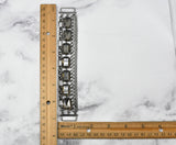 Rhinestone Connector 7in x 1in