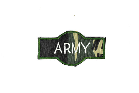Embroidered Army Iron-On Patch 3.4 x 1.8