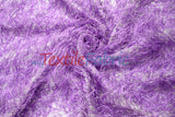 Lavender Shaggy Brocade Metallic Eyelash Lame Fabric - Lavender Shaggy Brocade, Metallic Eyelash, 57" Wide (1 Yard)